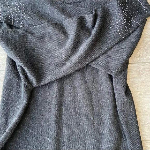 Vintage Beta’s Choice Wool Blend Beaded Sequins Embellished Cardigan - Picture 13 of 16